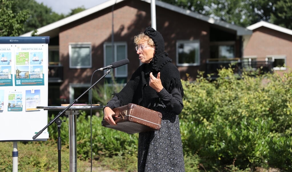 Wemeltje Kruit was een koopvrouw en markant dorpsfiguur in Gasselte.(foto: Persbureau Drenthe/Herman van Oost)
