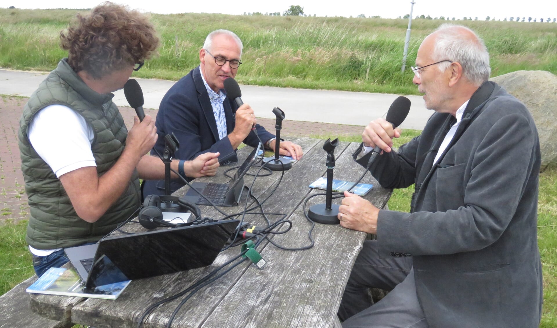 Ook burgemeester Hoogendoorn werkte mee aan de podcasts over de natuur in het Duurswold.