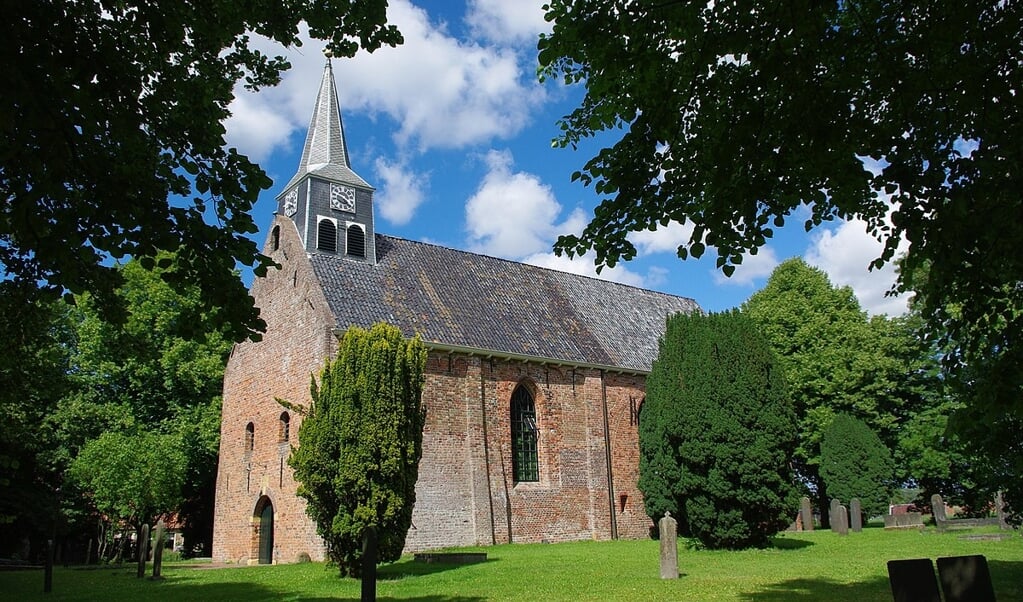 De Andreaskerk in Westeremden.