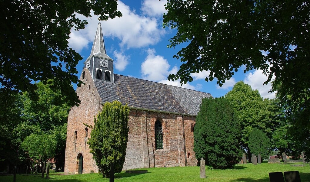 De Andreaskerk in Westeremden (archieffoto).