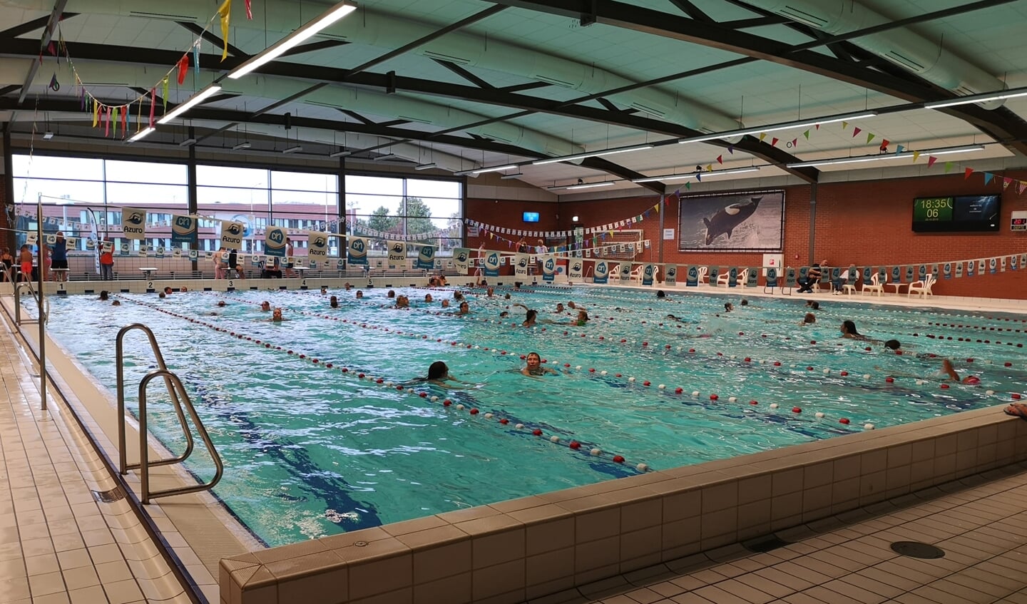 Zwembad Dubbelslag in Delfzijl is binnenkort weer het toneel van de zwem4daagse.