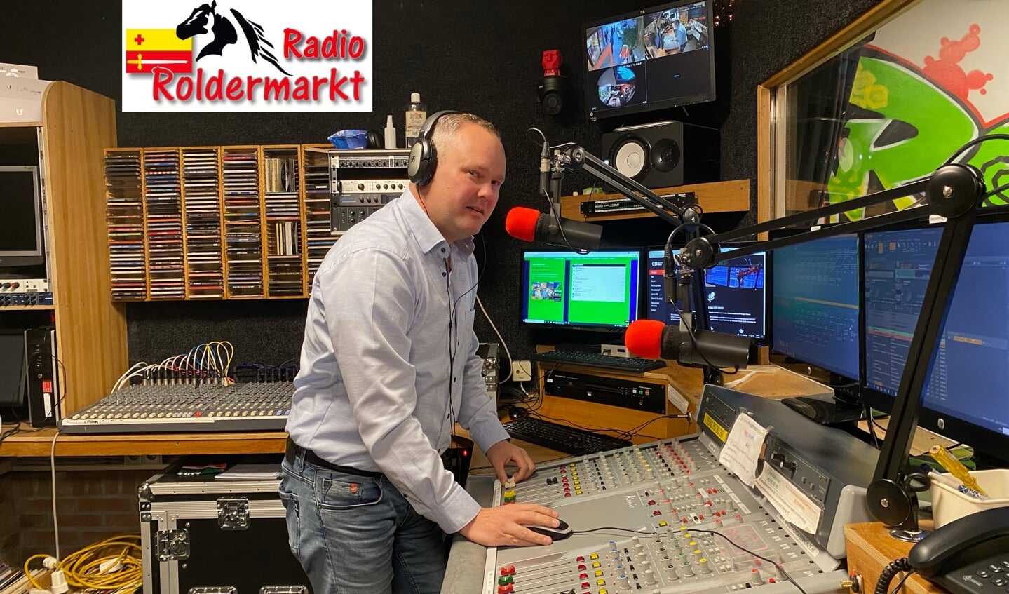 Jacco Fluks presenteert zondag het radioprogramma 'Radio Roldermarkt'.