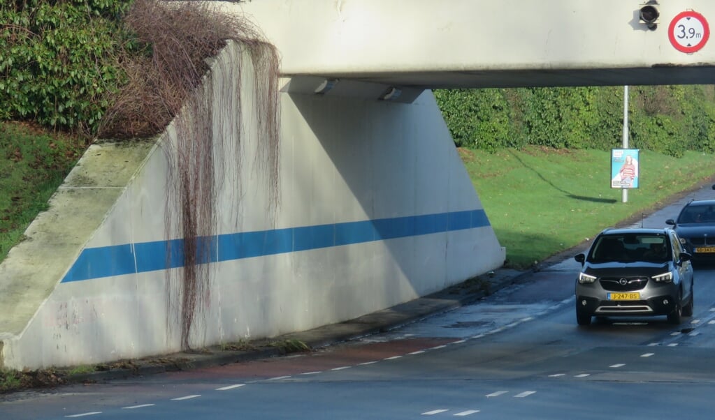 De muur van de Gorechttunnel is weer schoon. 