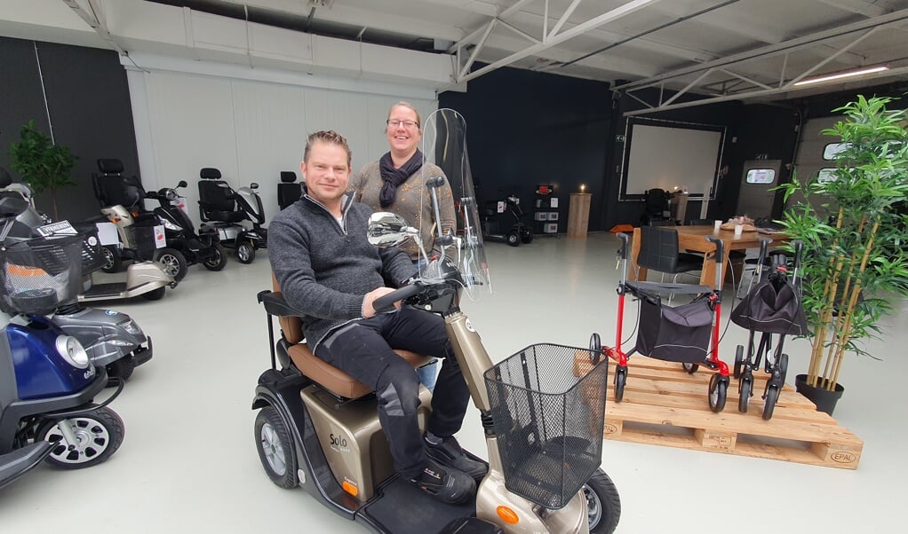 Jan-Willem Kram en Wilma Kloet zijn nu met Mobi-Care gevestigd aan de Electronicaweg in Stadskanaal. 