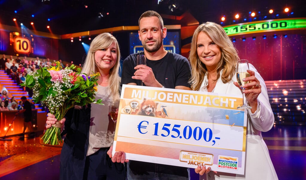 Michael uit Muntendam won155.000 euro bij Postcode Loterij Miljoenenjacht. Foto: Roy Beusker Fotografie.
