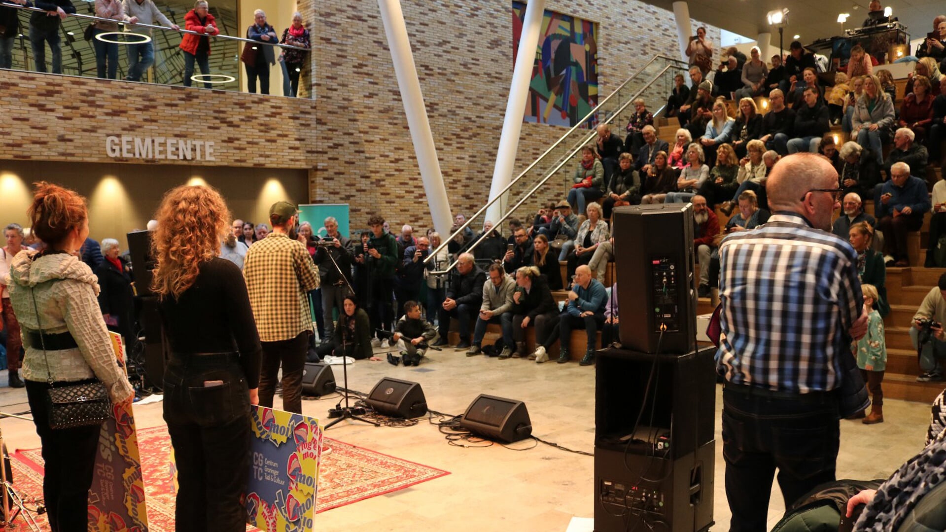Het was druk in de foyer van het Kielzog tijdens het festival GRN.