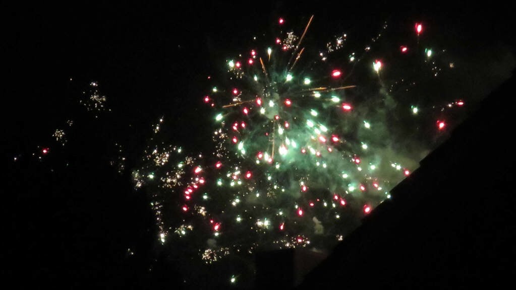 Net als vorig jaar is er ook deze jaarwisseling weer vuurwerk te zien in Midden-Groningen.