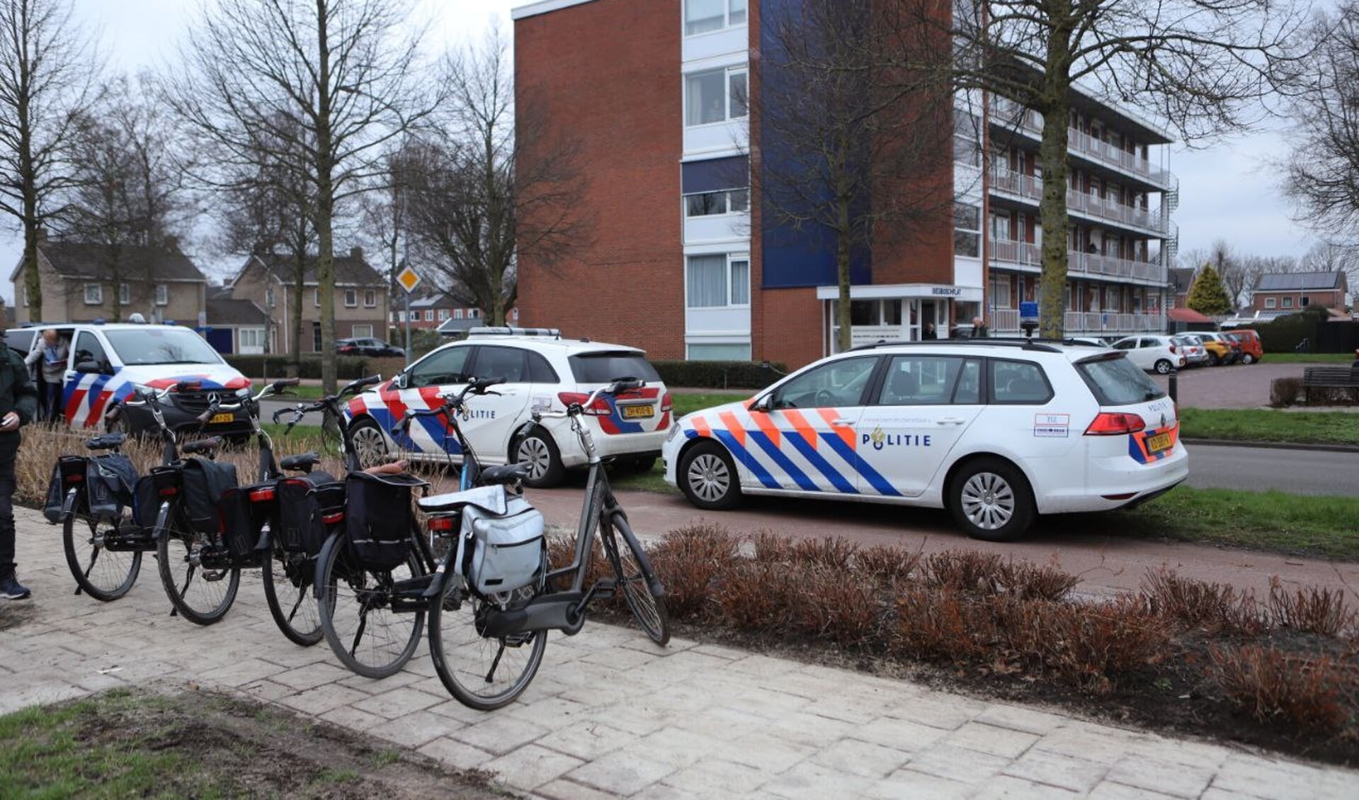 In de kelderbox werden meerdere fietsen aangetroffen. (foto: Persbureau Groningen)
