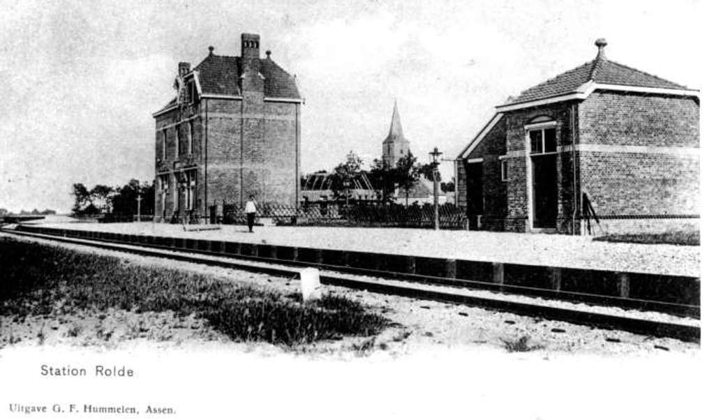 Het vroegere station van Rolde.