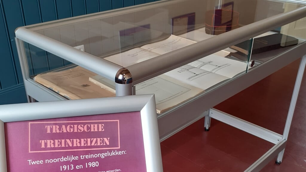 De wisselexpositie ‘Tragische Treinreizen’ is nog maar kort te zien in het museum in Zuidbroek. ((foto: NNTTM)