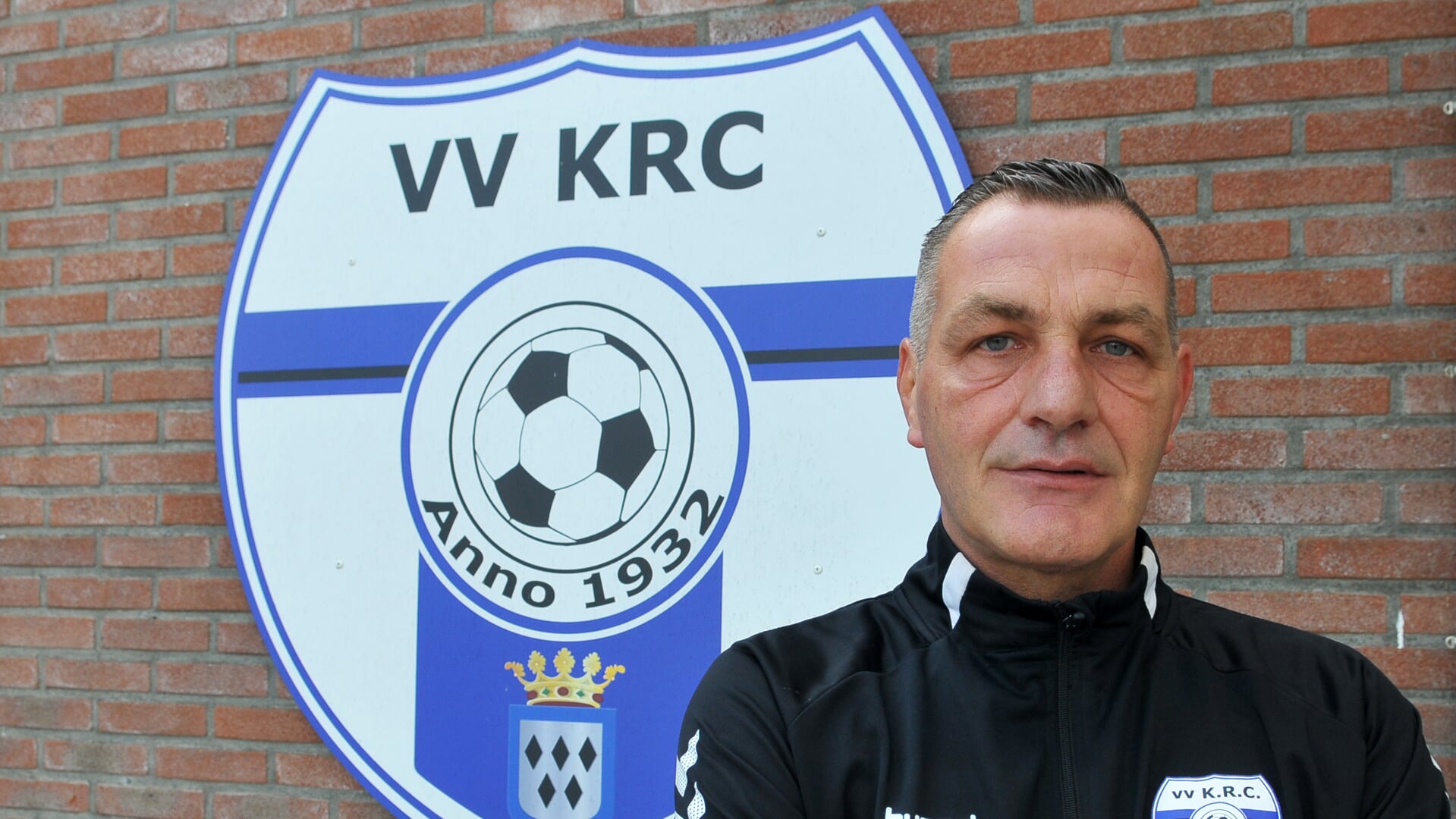 KRC-trainer Johan de Keijser. 