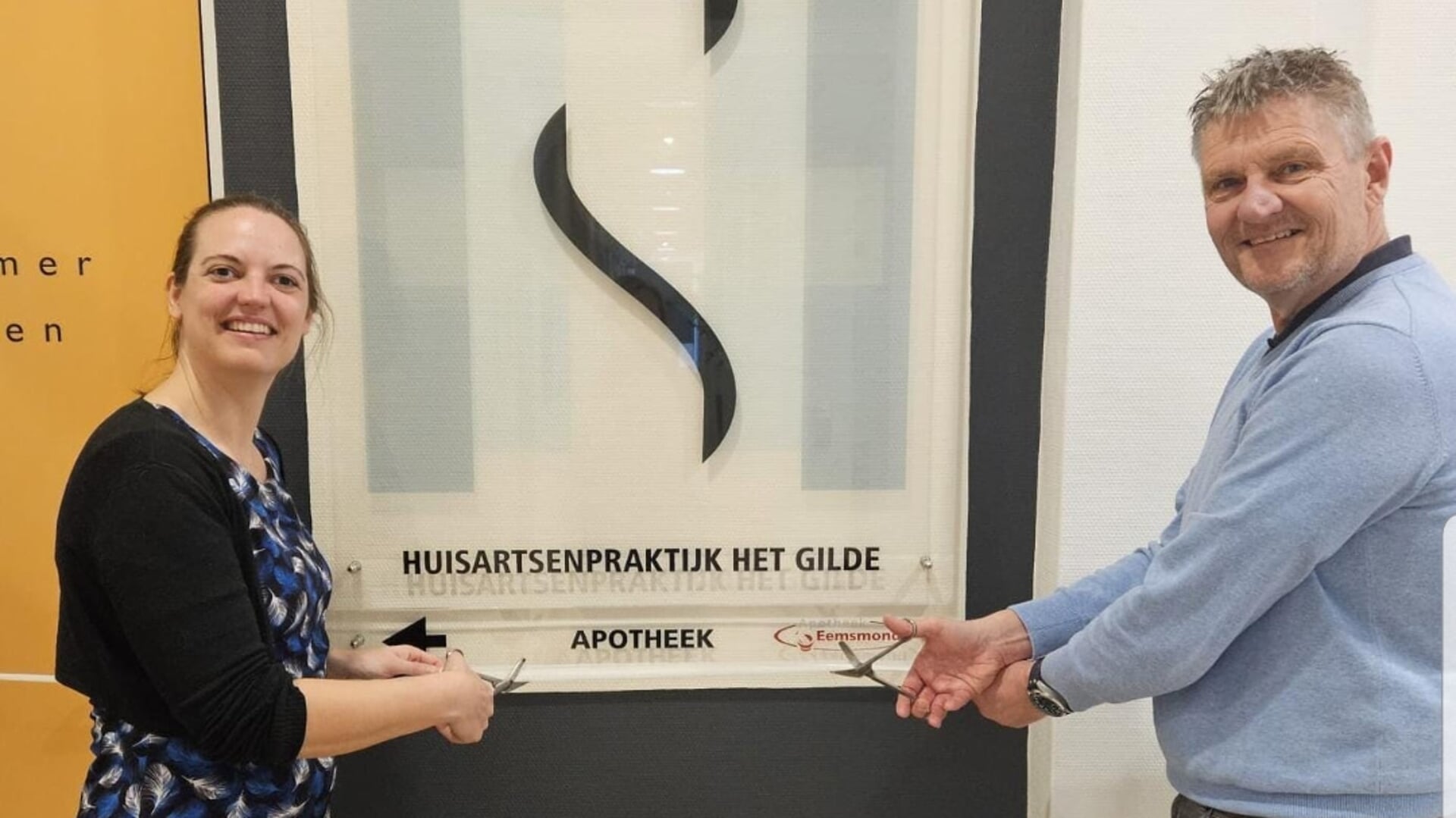 De Uithuizer huisartsen Koos Veen en Mariken Stegmann zijn vanaf 1 april samen eigenaar van praktijk Het Gilde.