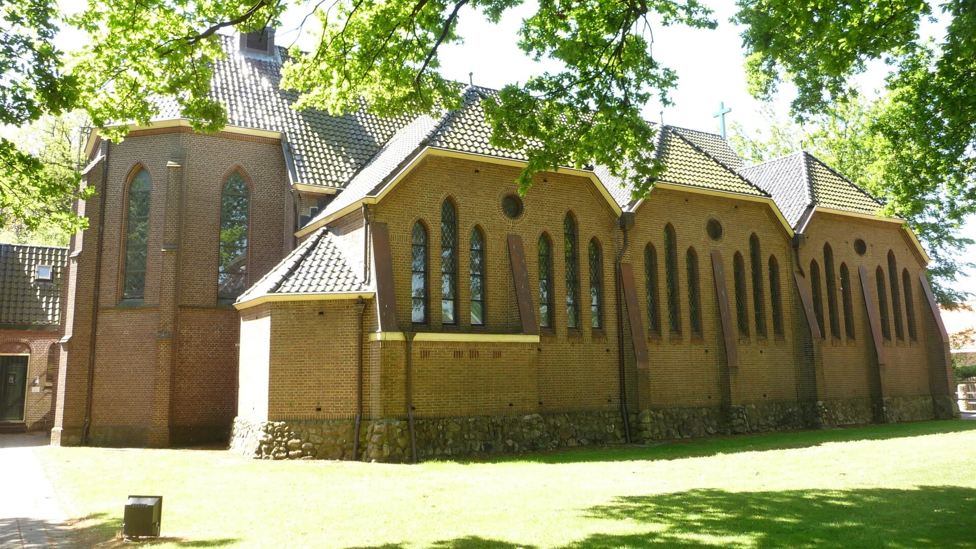 De Sint Gerardus Majellakerk in Barger-Oosterveld is het doel van de voettocht.