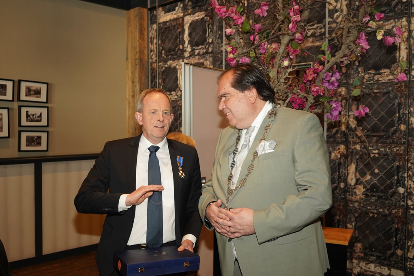 Professor doctor Frijlink werd Ridder in de Orde van de Nederlandse Leeuw. (foto: Johan Wolfard)