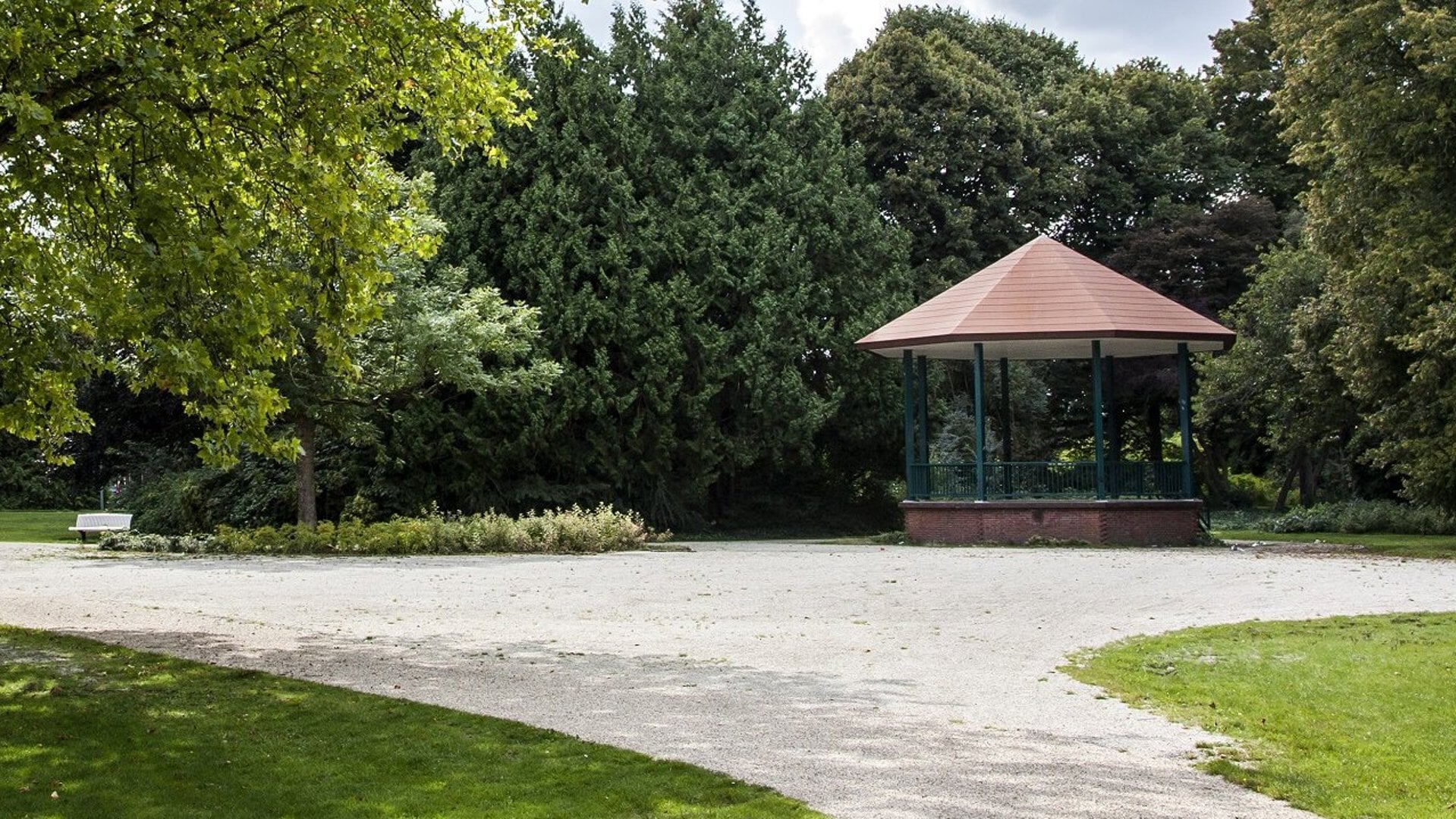 Het Julianapark in de Parkwijk in Stadskanaal. (foto: gemeente Stadskanaal) 