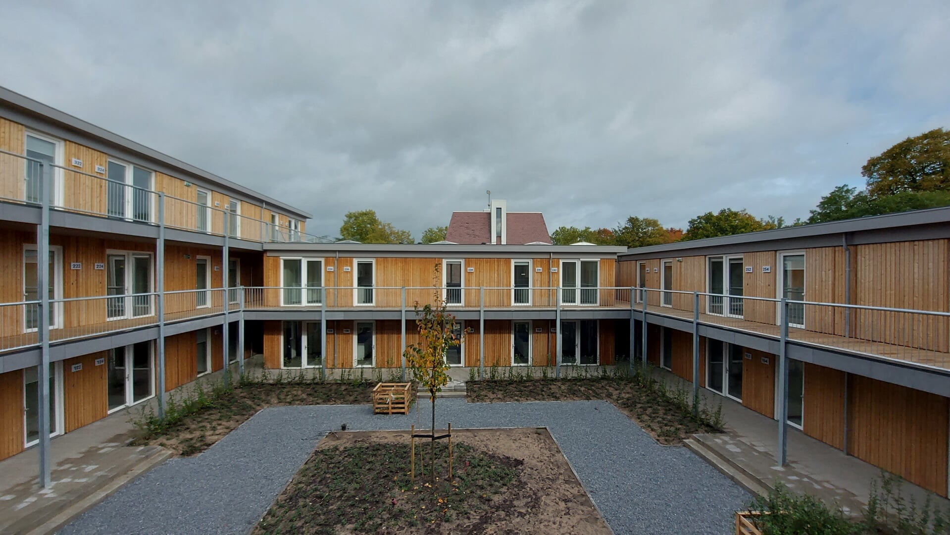 De flexwoningen aan de Oude Klapstraat