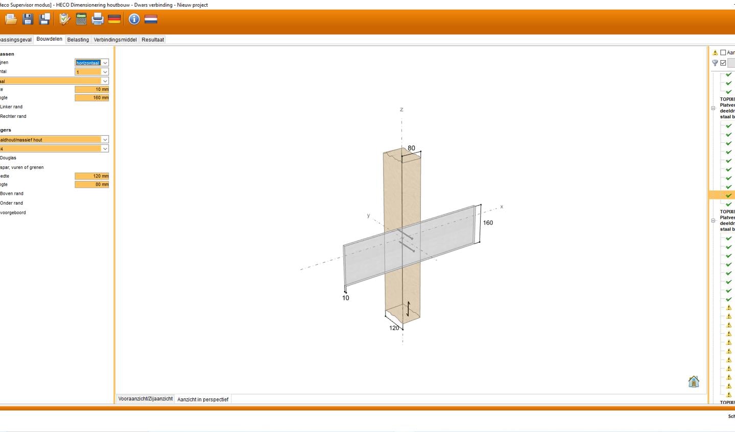 |De onderdelen van de houtbouwmodule in HCS|Een calculatie van de dwarsverbinding| Calculatie van een hout-betonverbinding met de MultiMonti TimberConnect|Berekening van een hout-staalverbinding