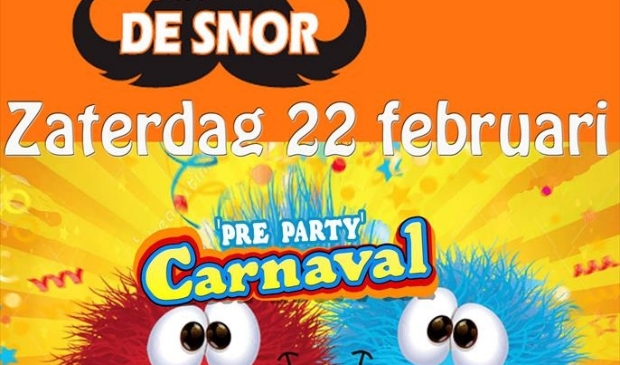 Pre Carnavals Party bij café De Snor