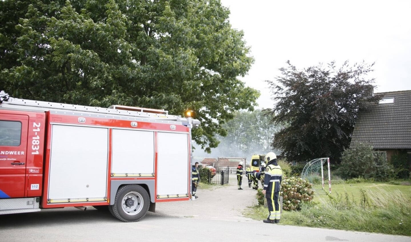 Persoon gewond bij brand in Heeswijk-Dinther