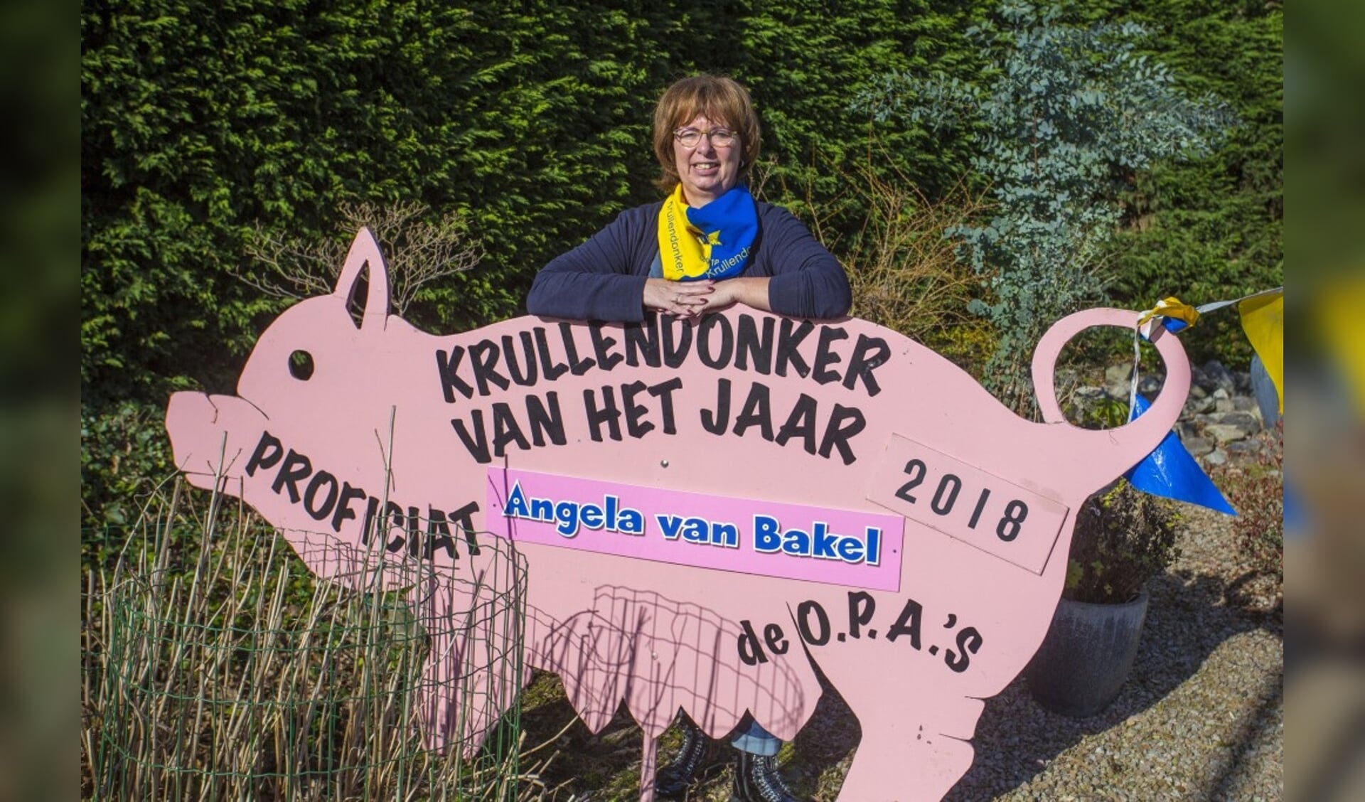 Krullendonker van het jaar: Angela van Bakel-van Gogh