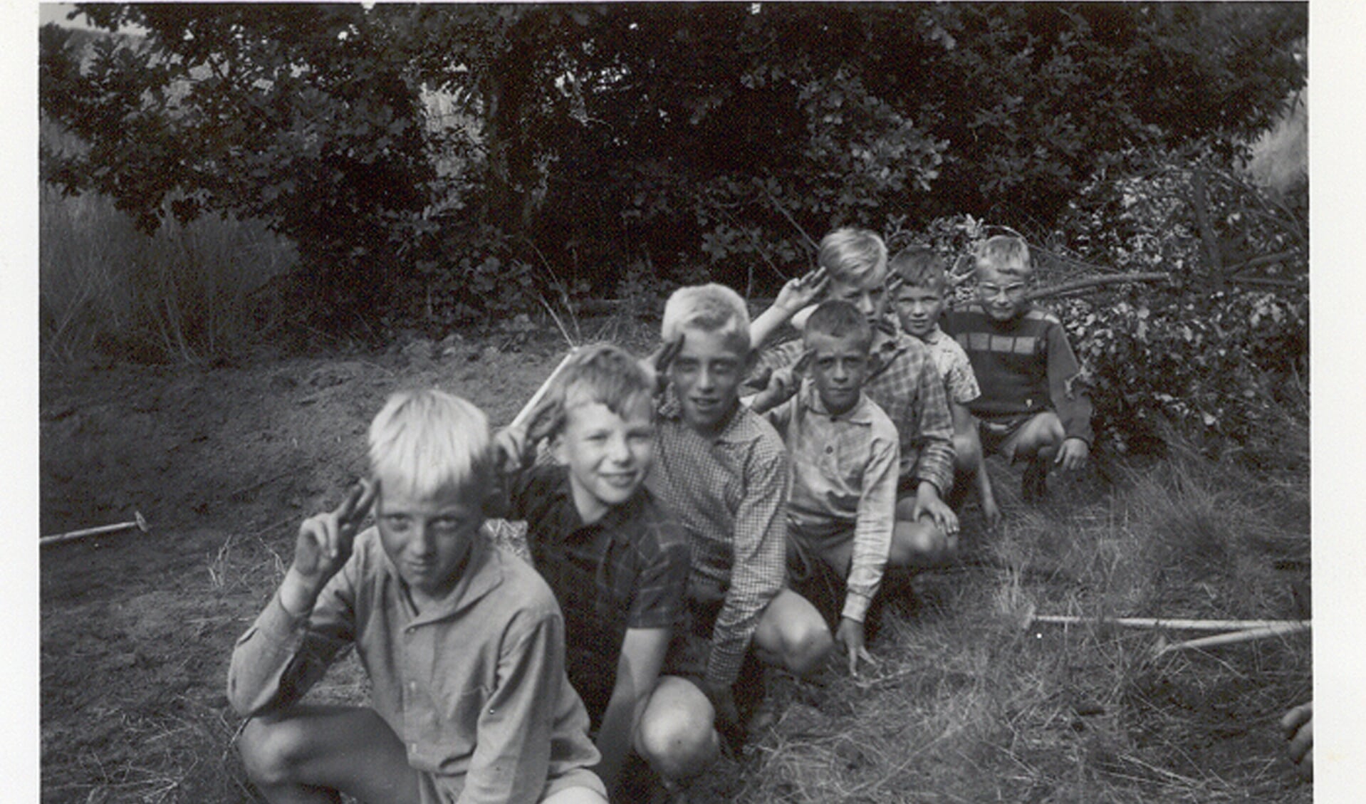 Welpenkamp Scouting Heesch 1961 in Borkel en Schaft