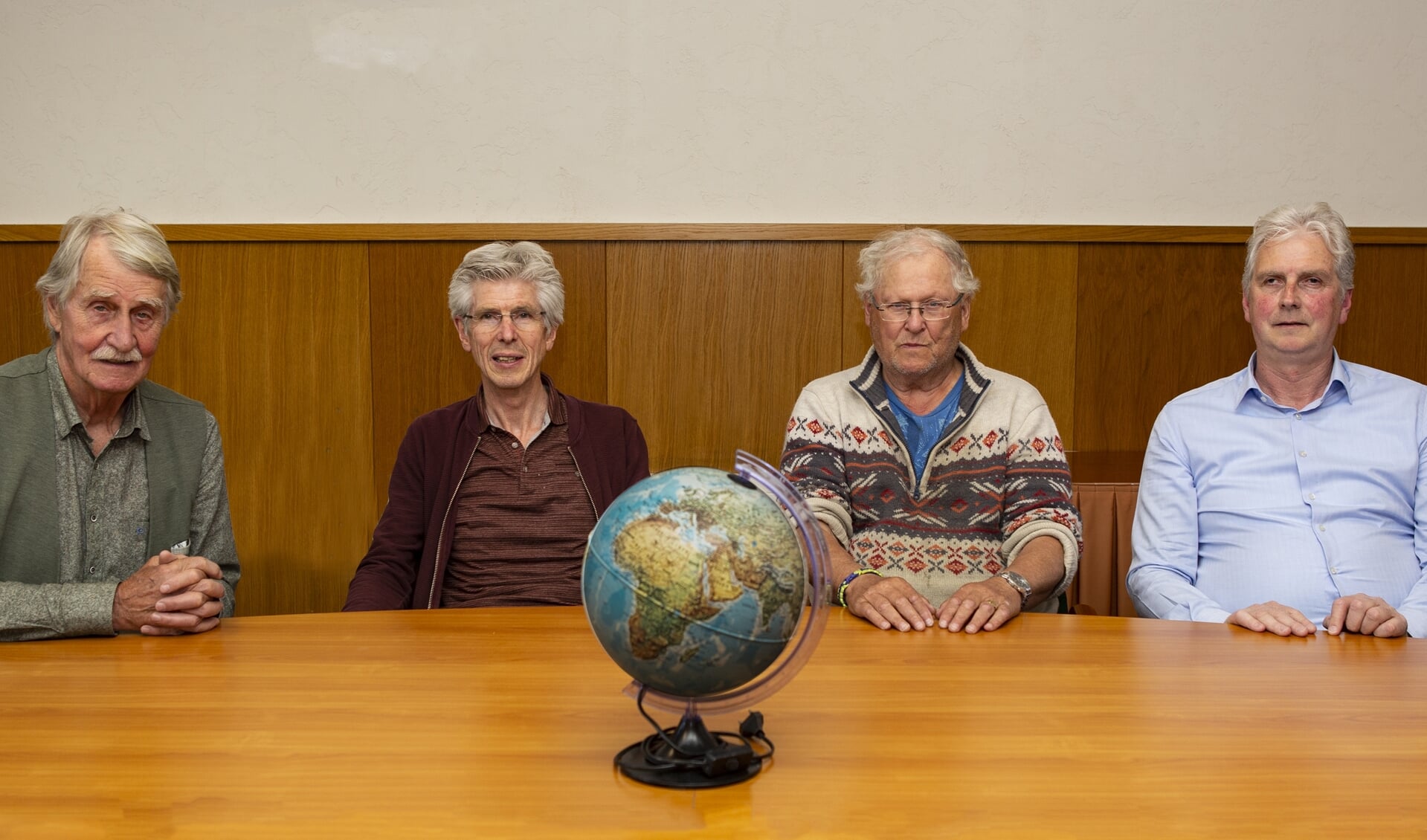 Theo van Overbeek, Sjaak Groen, Eugène Theunissen, Geert Hanegraaf.
