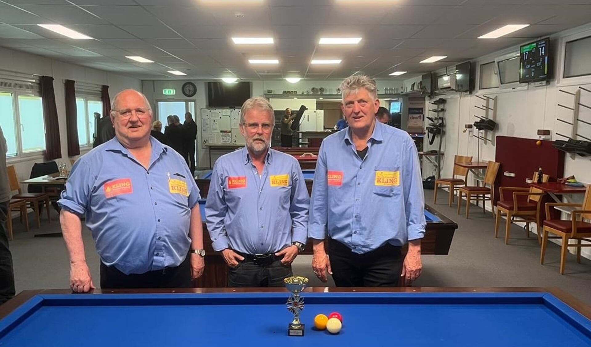 Toon Kling, Cor van Dinther en Ad Maas