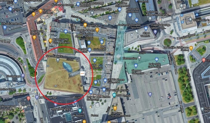 Het blok van V&D (Foto: Google Maps)