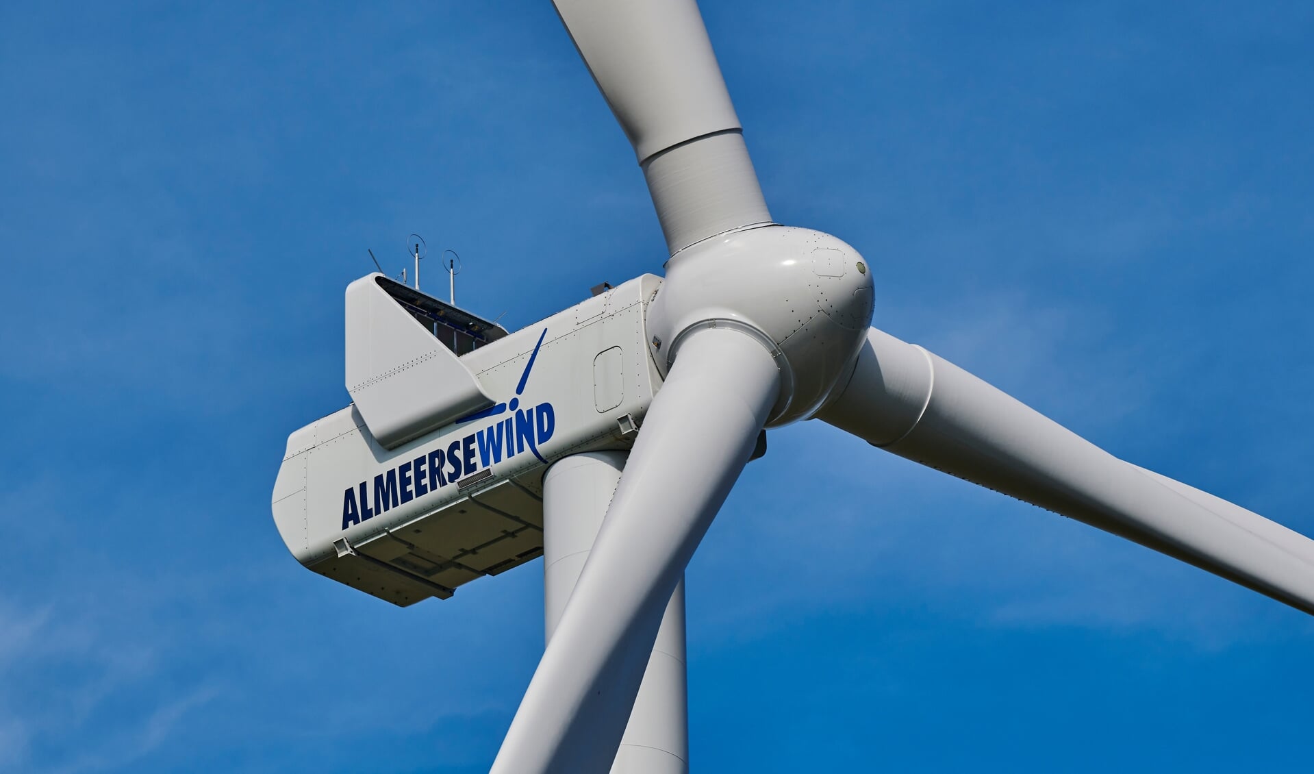 De windturbine in Poort. (Foto: Jan-Kees Steenman)