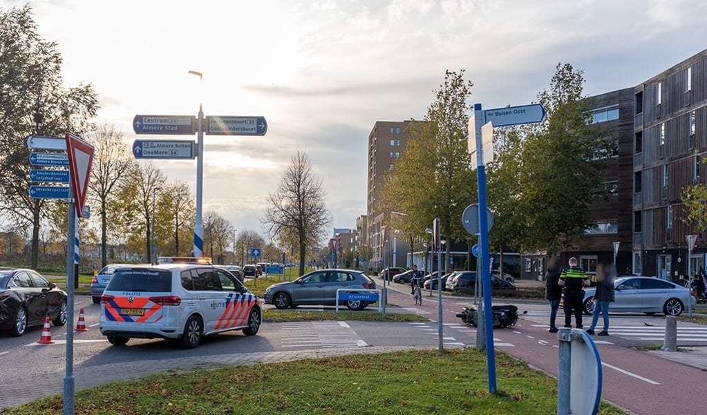 Regelmatig zijn er ongevallen op de Evenaar (Archieffoto: HV Almere)