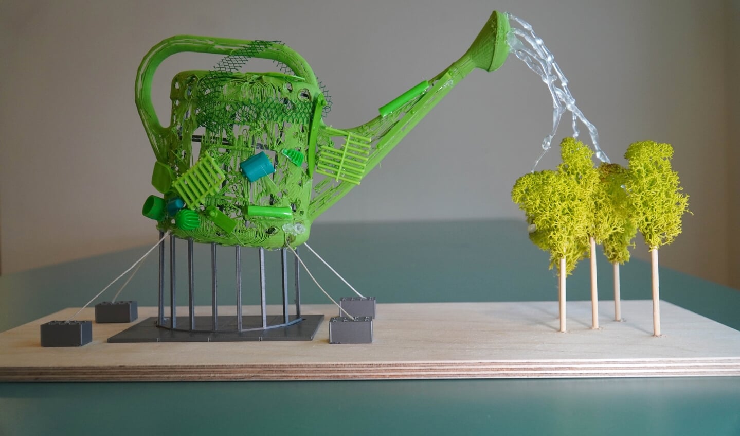 Het ontwerp voor de GigaGieter. (Foto: CitySenses)