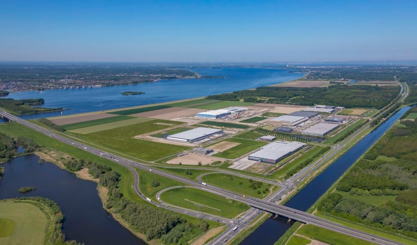 Bedrijventerrein Stichtsekant, één van de bedrijventerreinen waar bouwgrond beschikbaar komt. (Foto: gemeente Almere)