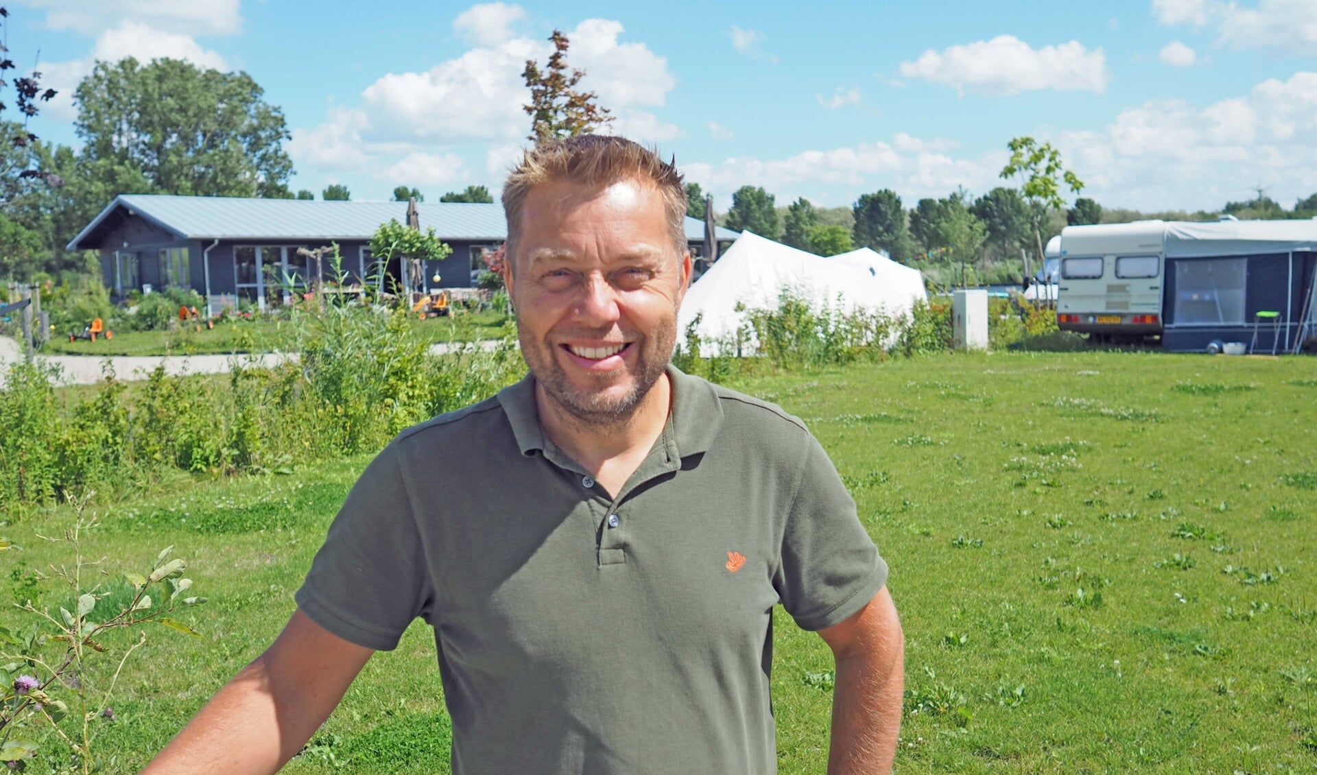 Sander Fokkens van camping Waterhout. (Foto: Almere DEZE WEEK)