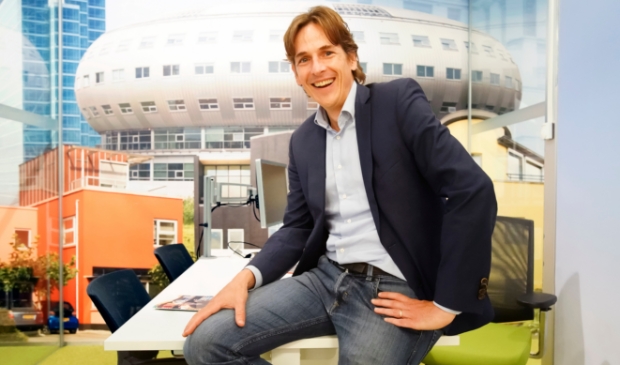 <p>Wouter Stevens, directeur Rabobank Metropoolregio Almere- Amsterdam. (Foto: Fred Rotgans)</p>