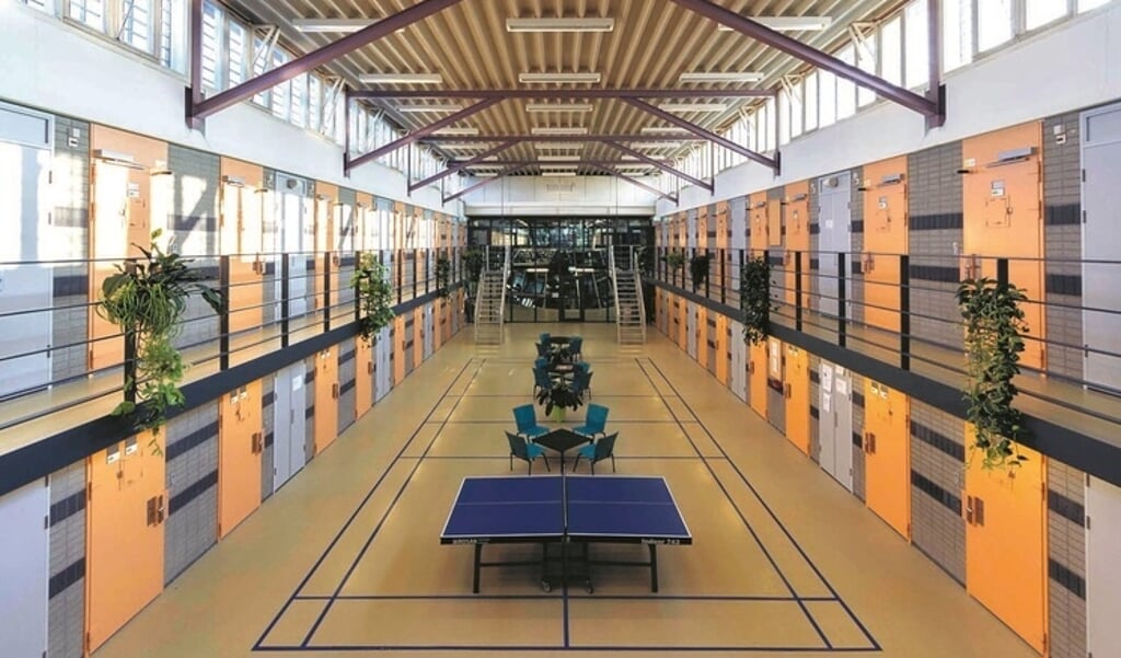 De voormalige gevangenis op bedrijventerrein De Vaart. (Foto: Petra Borsch)