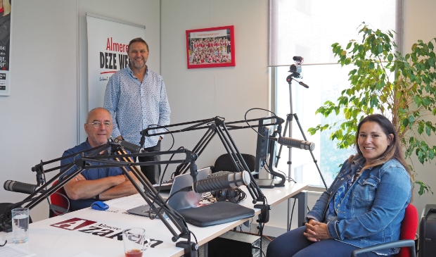 Annette Raijer van de PVV is onze gast in de studio. (Foto: Karin Kempe)
