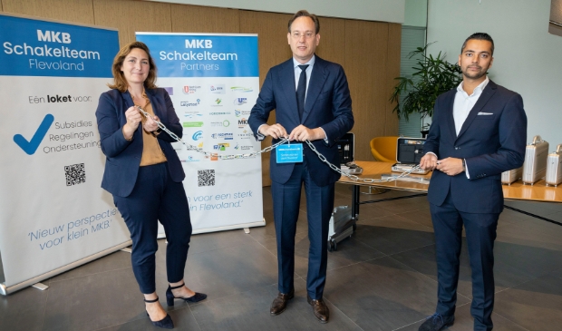 Het mkb-schakelteam gaat mkb'ers helpen. (Foto: Fotostudio Wierd)