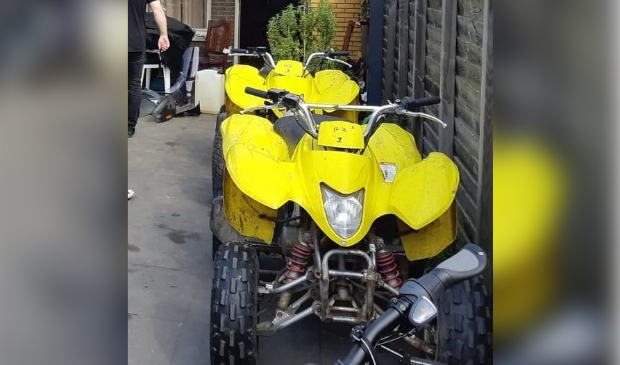 De teruggevonden gestolen quads (Foto: politie)