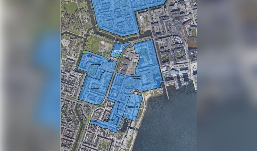 Betaald parkeren Stedenwijk-Midden. (Kaart: gemeente Almere)