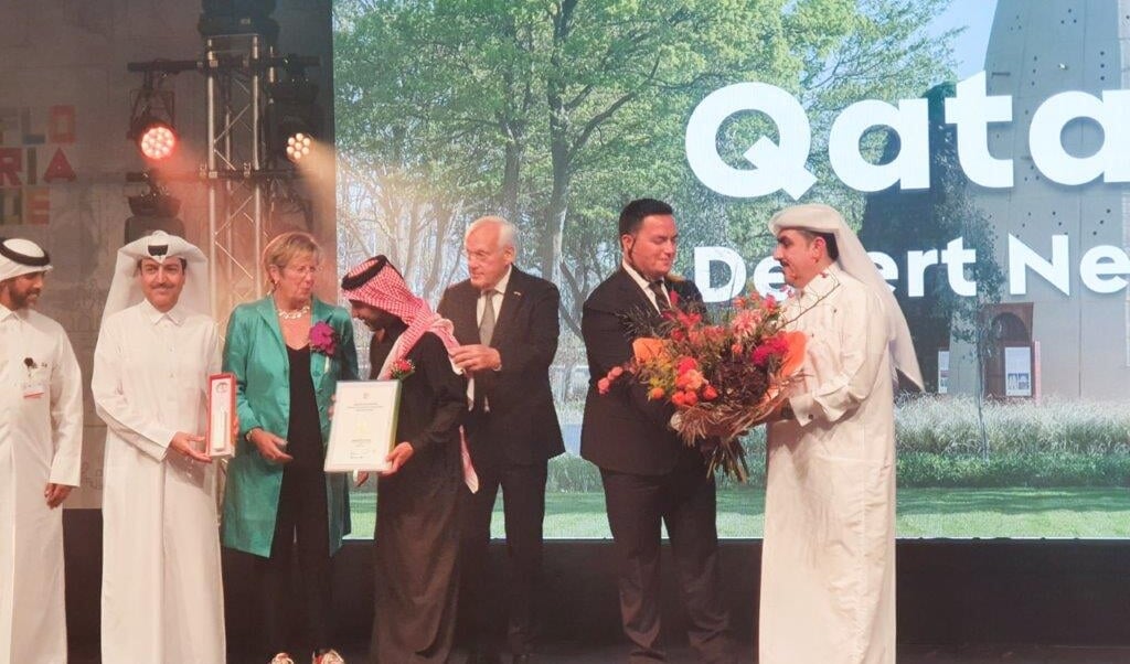 Qatar werd - opmerkelijk genoeg - uitgeroepen tot de meest gastvrije deelnemer van de Floriade (Foto: Almere DEZE WEEK)