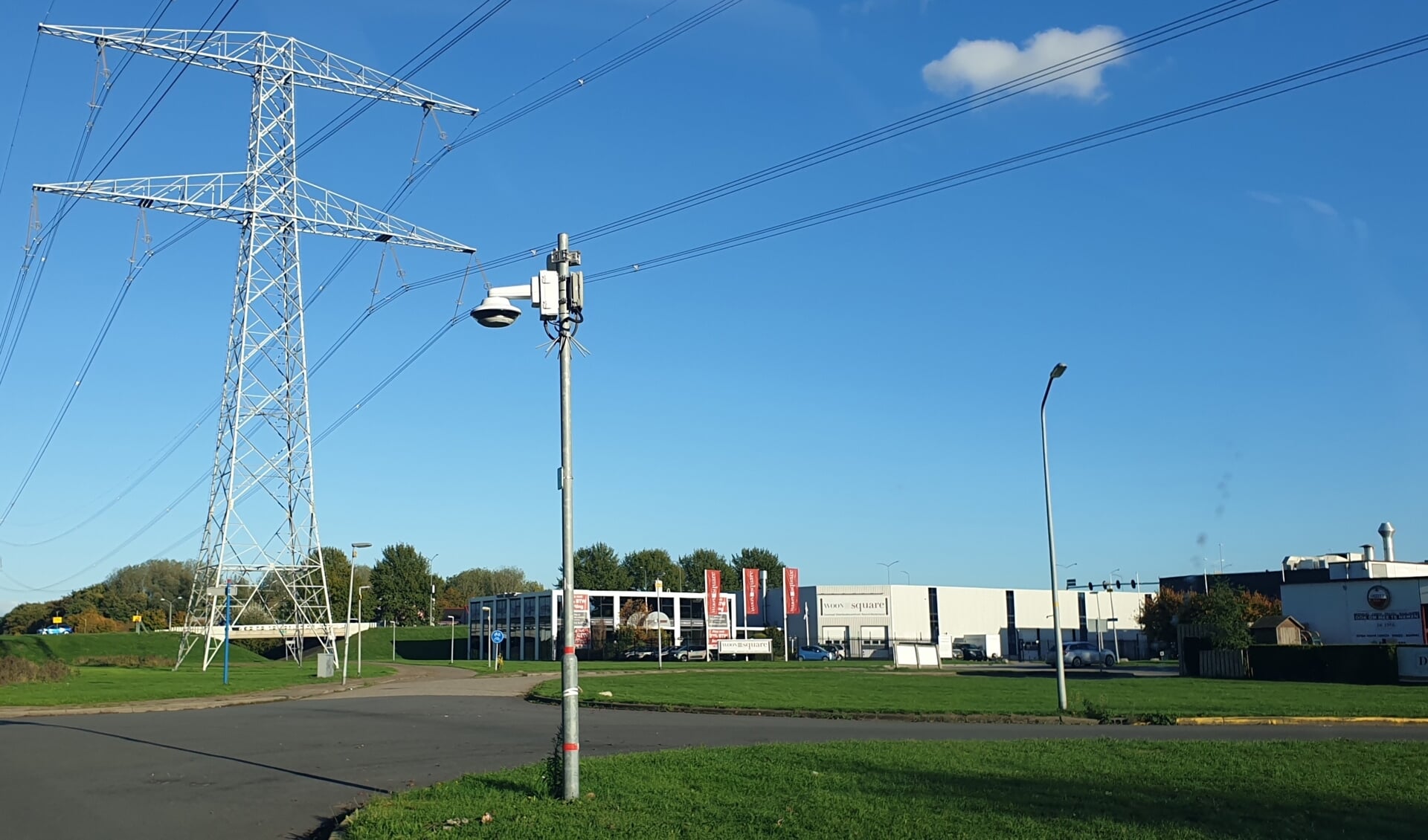Op dit moment staan er 80 camera’s met 24/7 beeldopname op de Almeerse bedrijventerreinen. (Foto: Almere Zaken)