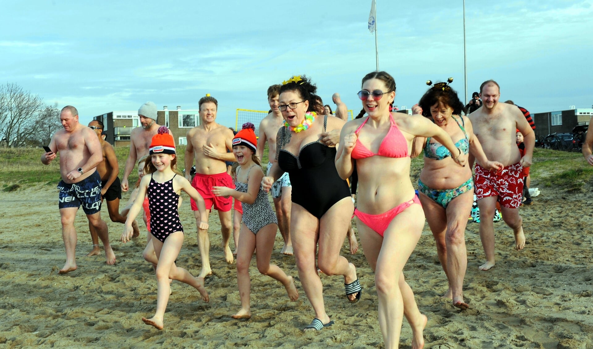 In coronatijd organiseerde Bob Friedländer ook al een alternatieve Nieuwjaarsduik. (Archieffoto: Bob Friedländer)