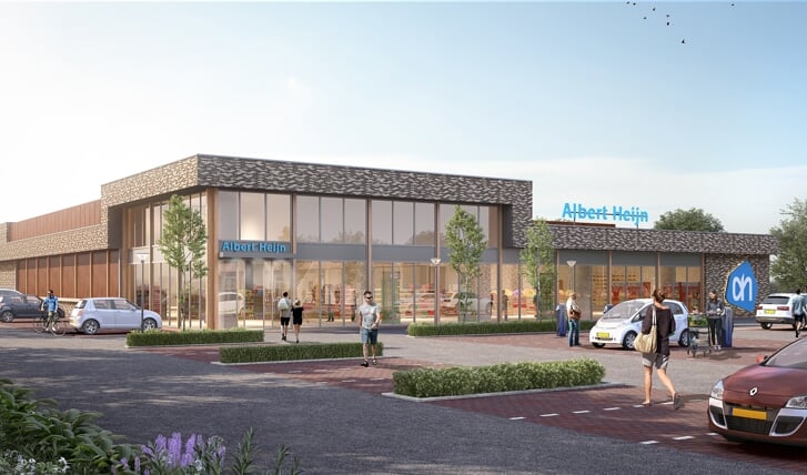 In september 2021 is Bun Projectontwikkeling begonnen met de bouw van een winkelcentrum en heeft daarmee als lokale partij een ontwikkeling van Vastbouw overgenomen. (Foto: Bun)