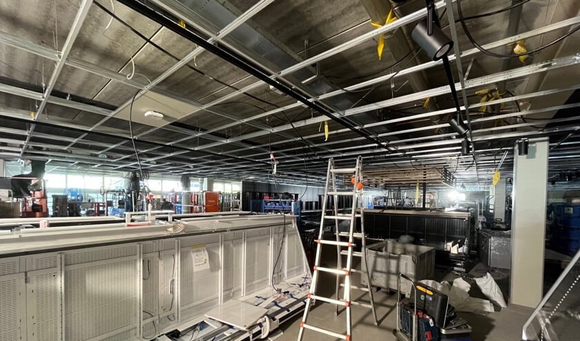 Verbouwingswerkzaamheden Albert Heijn Parkwijk (Foto: aangeleverd)