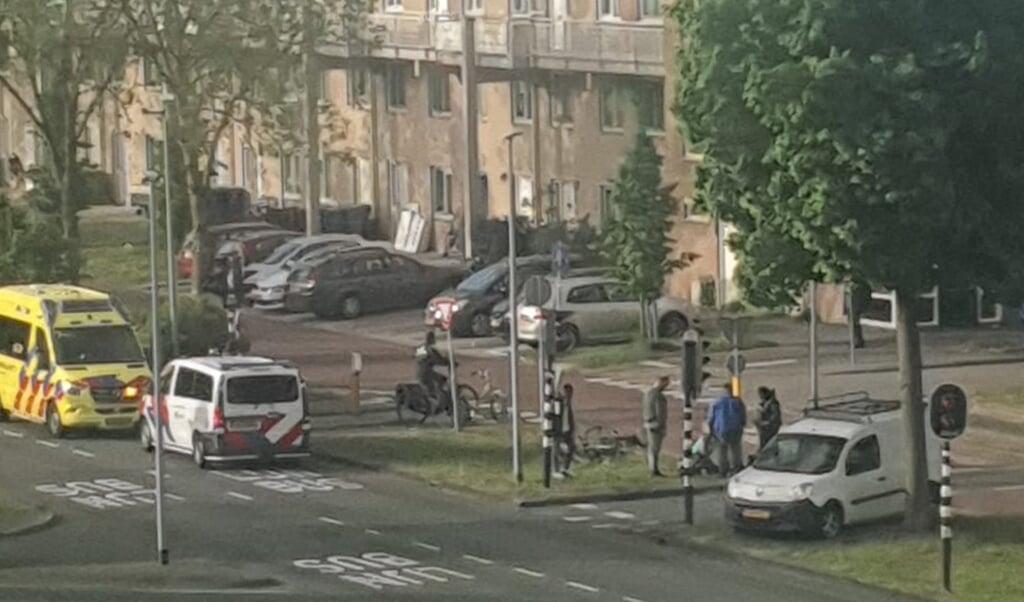 Het ongeval op de Evenaar. (Foto: HV Almere)