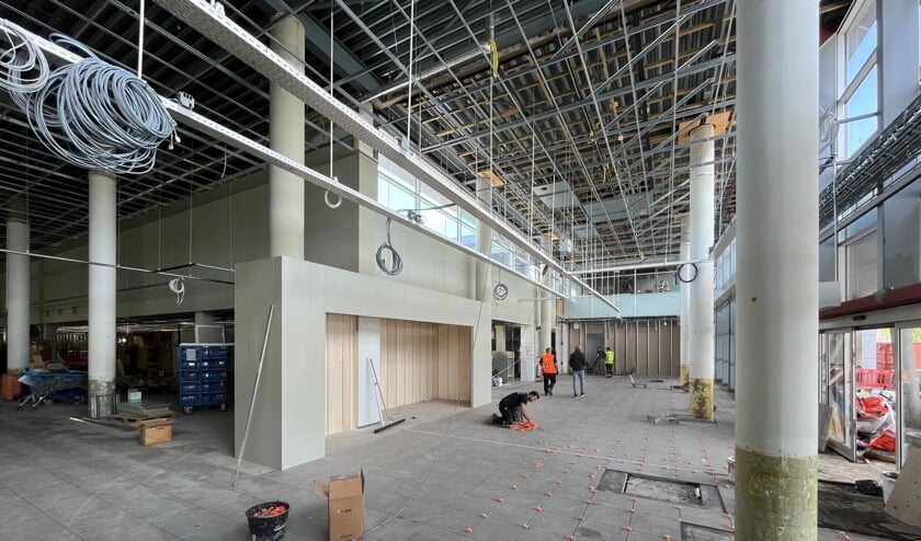 Verbouwingswerkzaamheden Albert Heijn Parkwijk (Foto: aangeleverd)