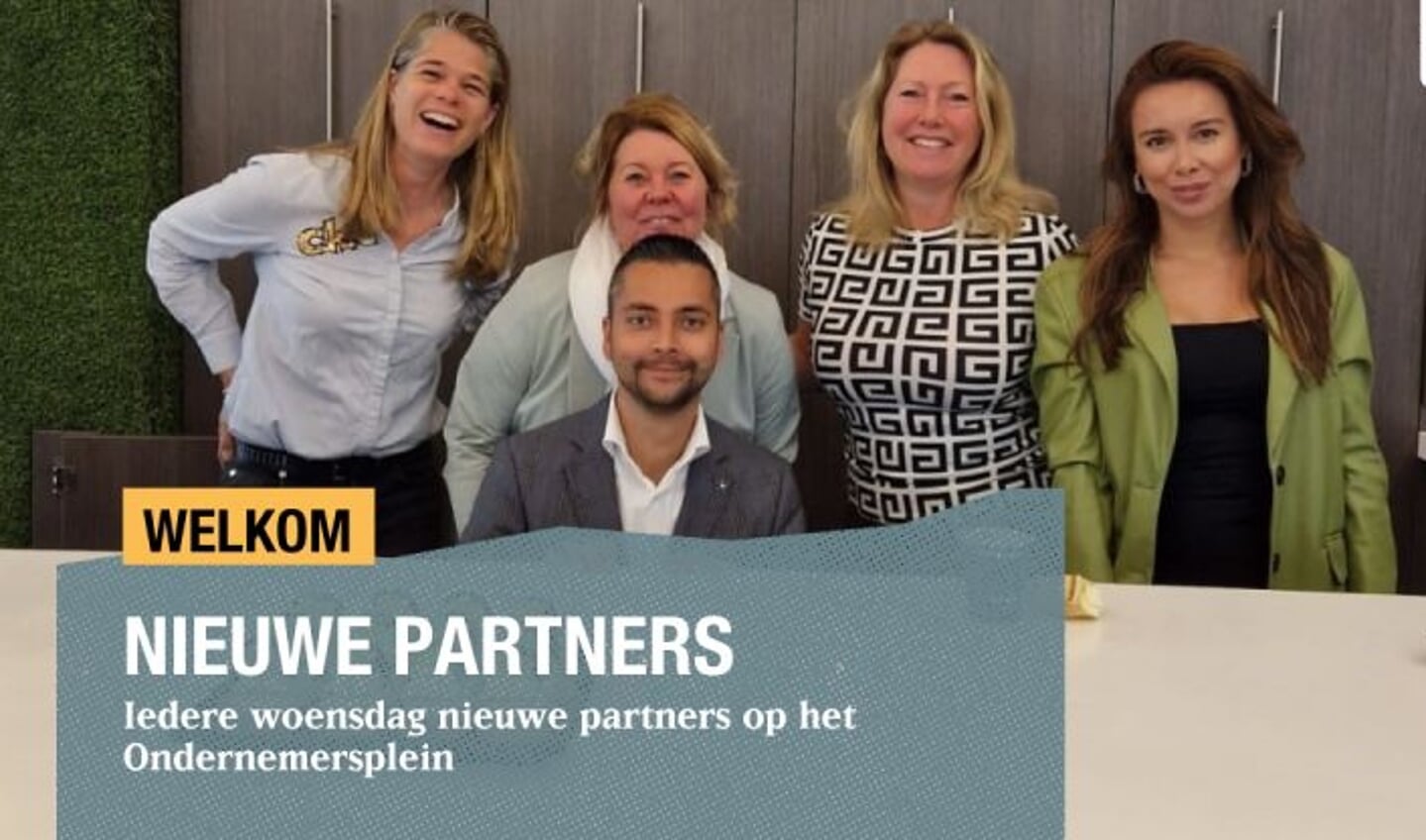 Elke woensdag zijn de partners fysiek aanwezig op het Ondernemersplein. (Foto: aangeleverd)