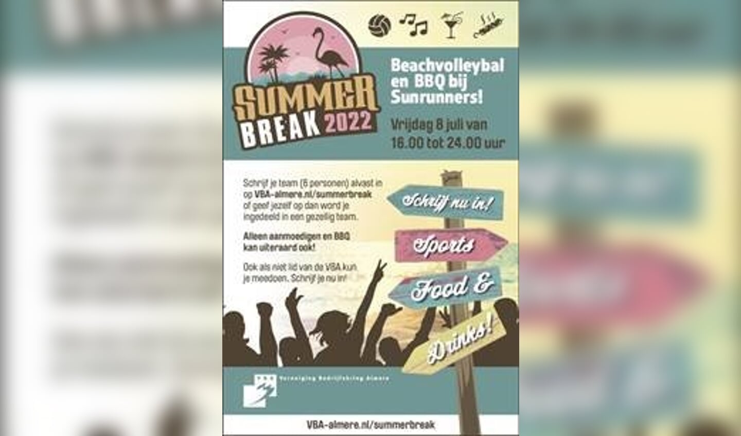Het Summer Break Event vindt plaats op 8 juli aanstaande. 