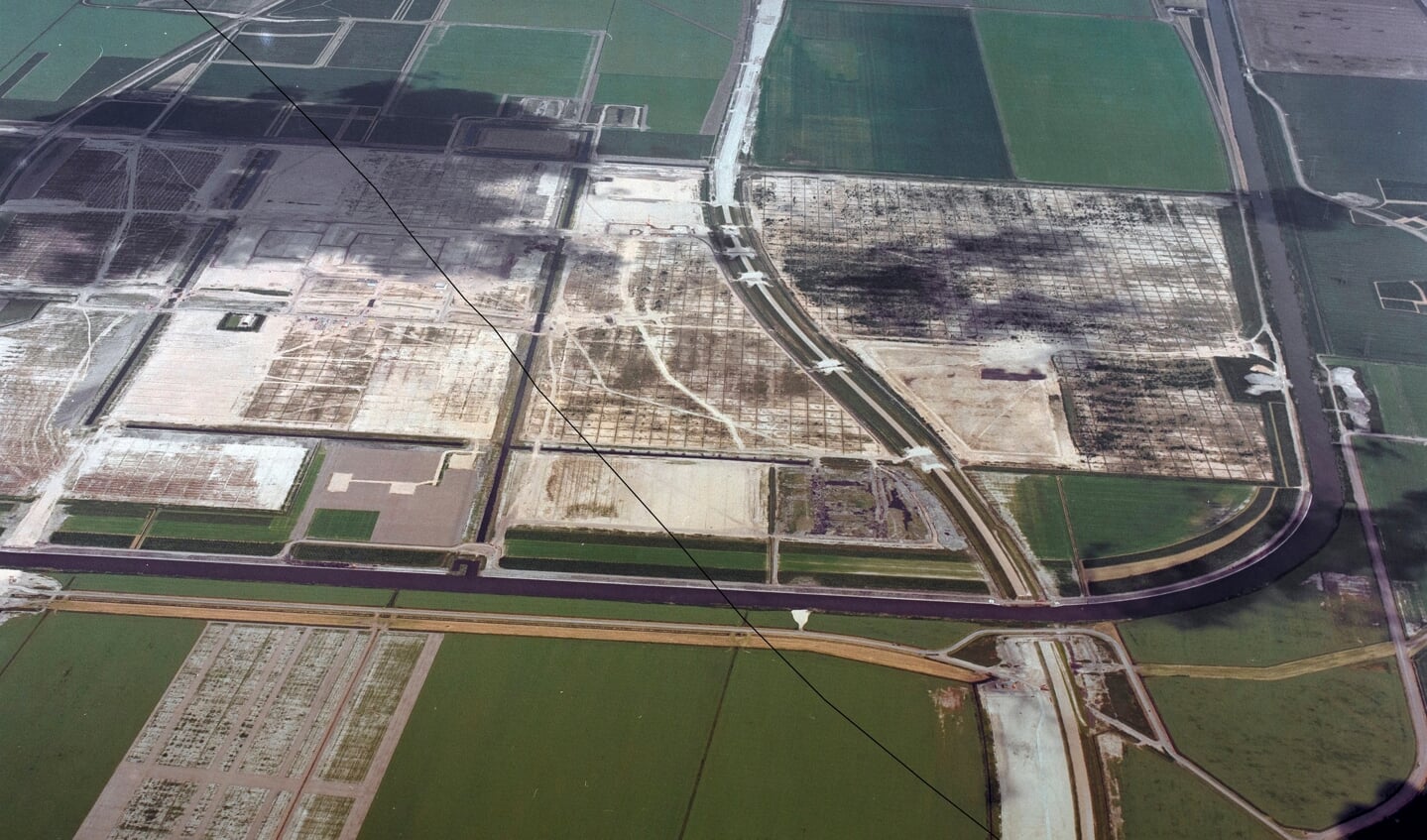 Het toekomstige Almere Buiten in 1983. (Foto: Bart Hofmeester (C) Roel Dijkstra)