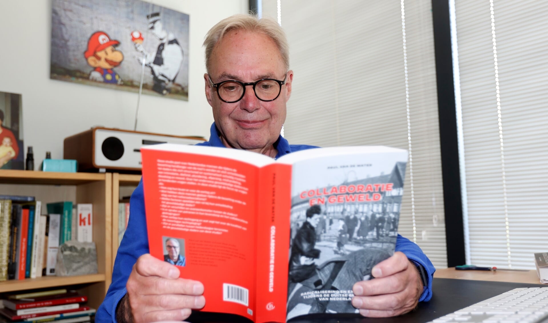 Paul van de Water schreef een aantal boeken over collaborateurs. (Foto: Fred Rotgans)
